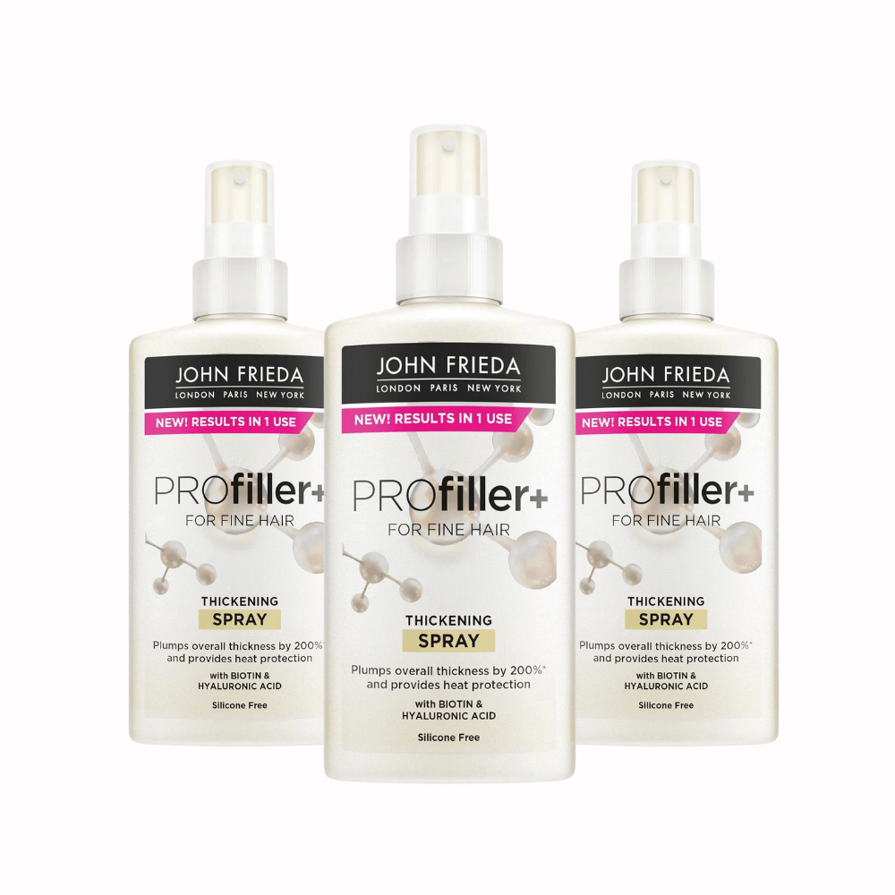 John Frieda Profiles Volumizing Spray for Fine Hair 150 ml 3 Pack