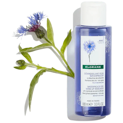 Klorane Dual Phase Waterproof Eye Make-Up Remover 100 ml -2 Pack