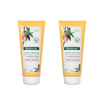 Klorane Mango Content Nourishing Hair Conditioner 200 ml -2 Pack