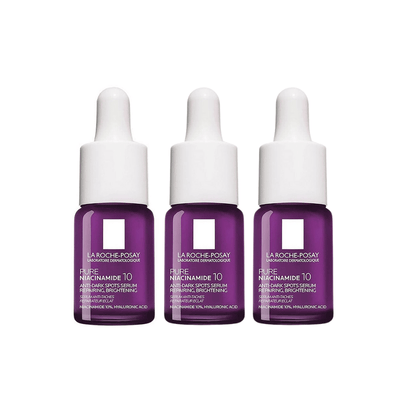 La Roche Posay Pure Niacinamide 10 Anti-Blemish Serum 10 ml 3 Pack