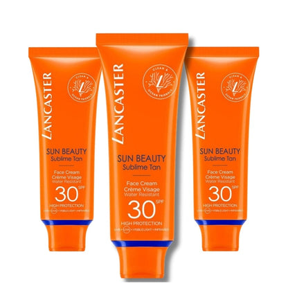 Lancaster Sun Beauty Face Cream SPF30 50 ml -3 Pack