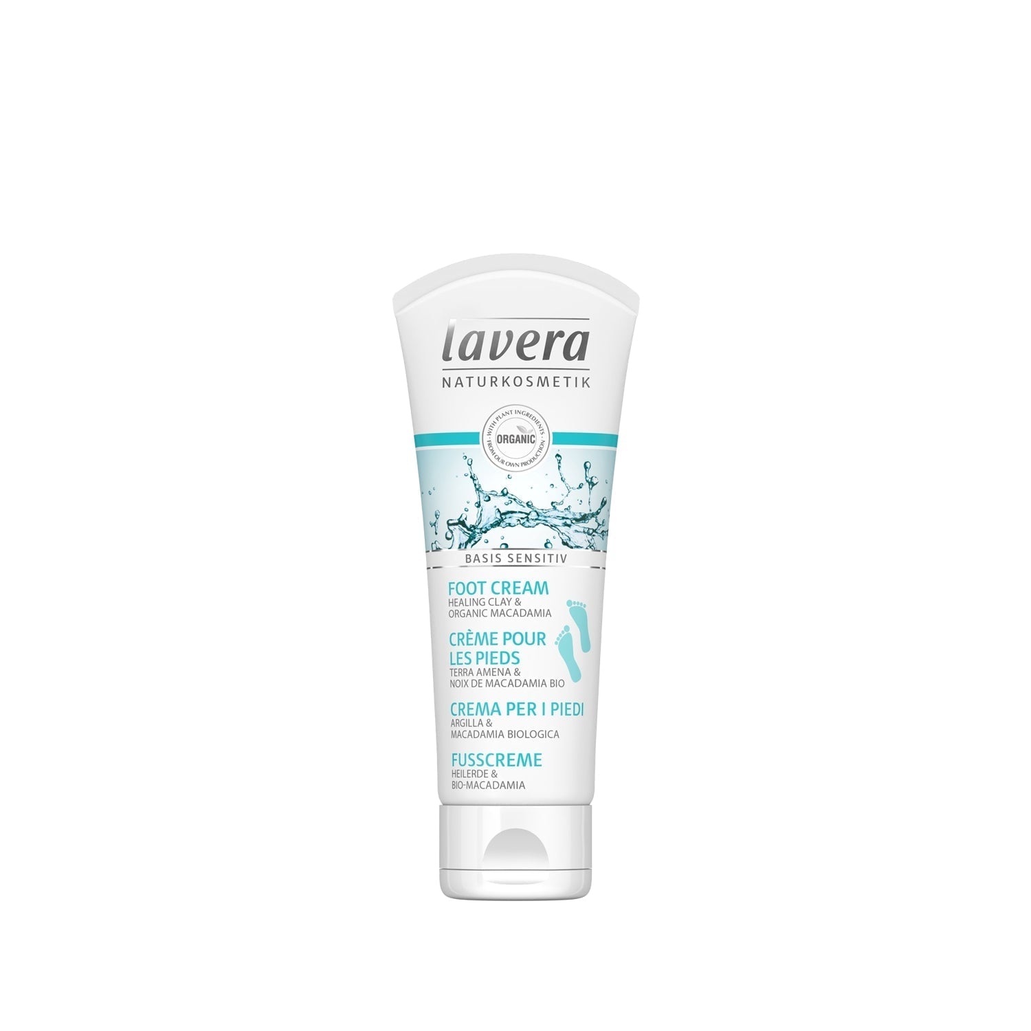 Lavera Basis Sensitiv Organic Foot Care Cream 75 ml