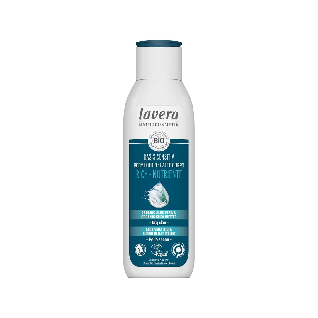 Lavera Basis Sensitiv Rich Body Lotion 200 ml