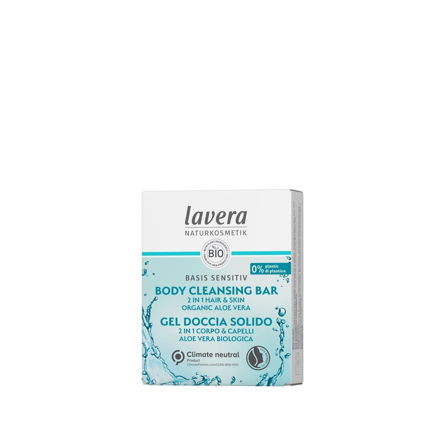 Lavera Organic Body Cleansing Solid Shampoo for Hair and Body 50 g