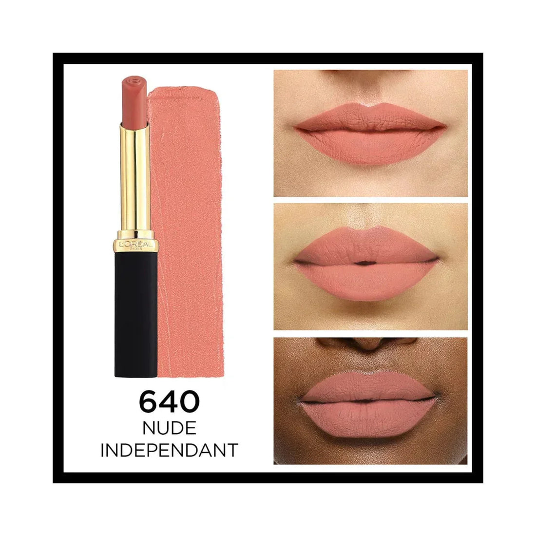 Loreal Paris Colour Riche Intense Volume Matte Lipstick -640 Nude Independant