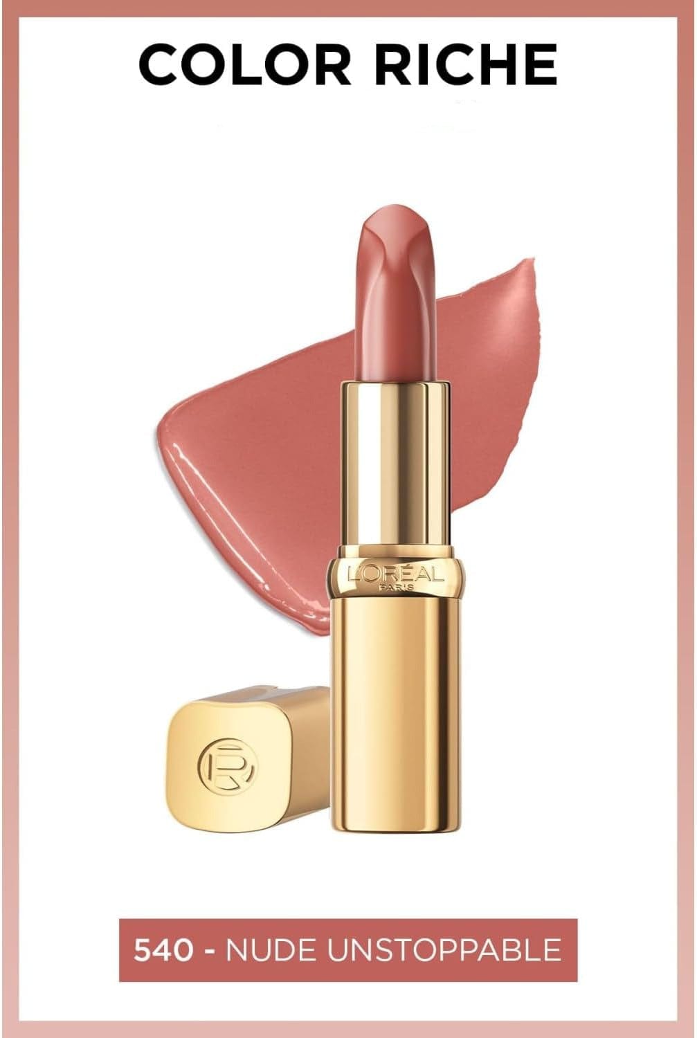 Loreal Paris Colour Riche Satin Finish Lipstick- 540 Nude Unstoppable