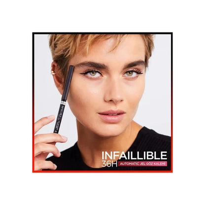 Loreal Paris Eyeliner Infalible Gel Automatic Intense Black 001