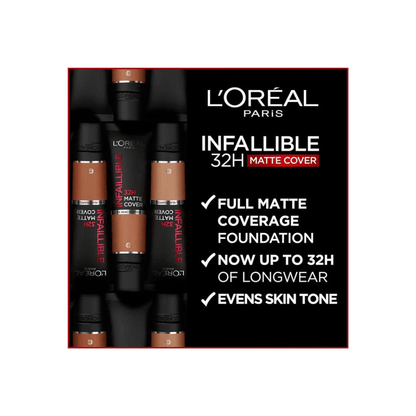 Loreal Paris Infaillible 32 H Matte Cover High Coverage Foundation 30 ml - 115 Warm Undertone