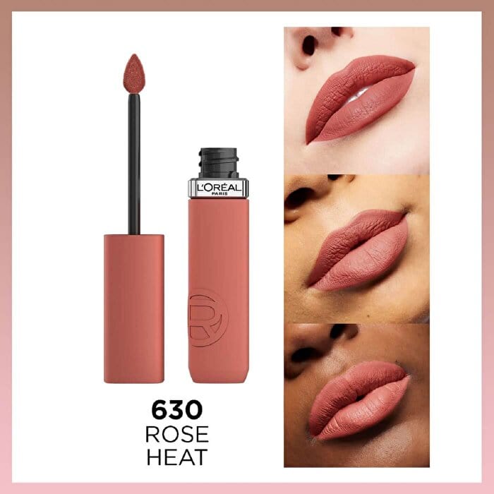 Loreal Paris Infaillible Matte Resistance Liquid Lipstick -630 Rose Heat