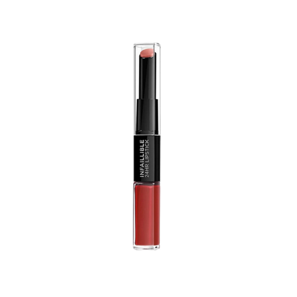 Loreal Paris Infallible Longwear 2 Step Lipstick -506 Red Infaillible