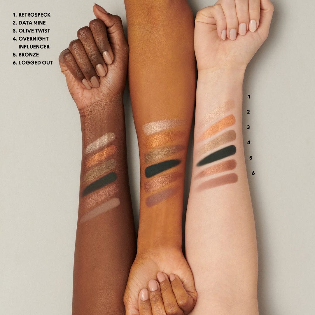 Mac Connect In Colour Eye Shadow Palette -Bronze Influence