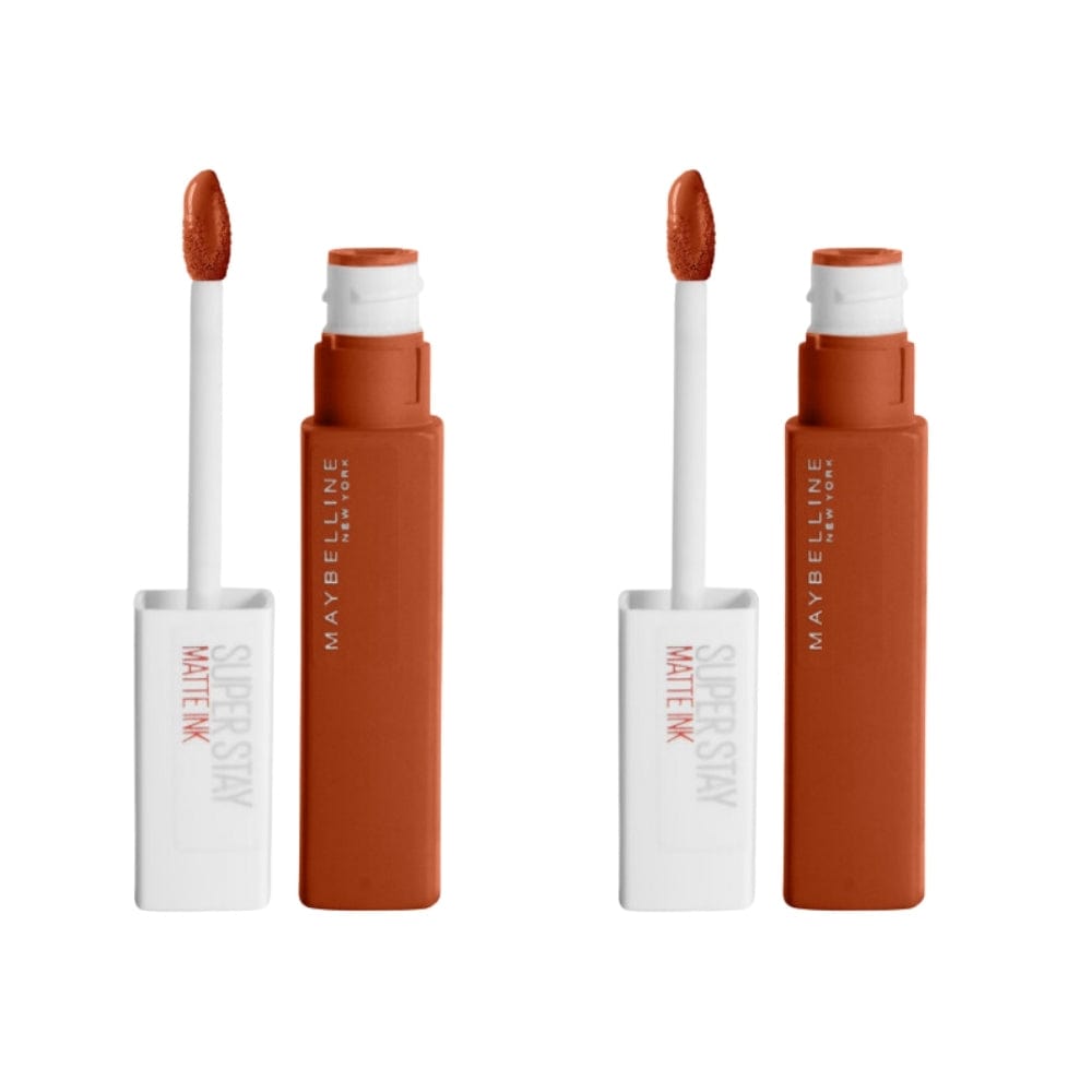 Maybelline New York Super Stay Matte Ink Liquid Matte Lipstick - 135 Globetrotter Brown -2 Pack