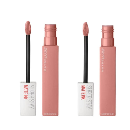 Maybelline New York Super Stay Matte Ink Liquid Matte Lipstick - 60 Poet Nude -2 Pack