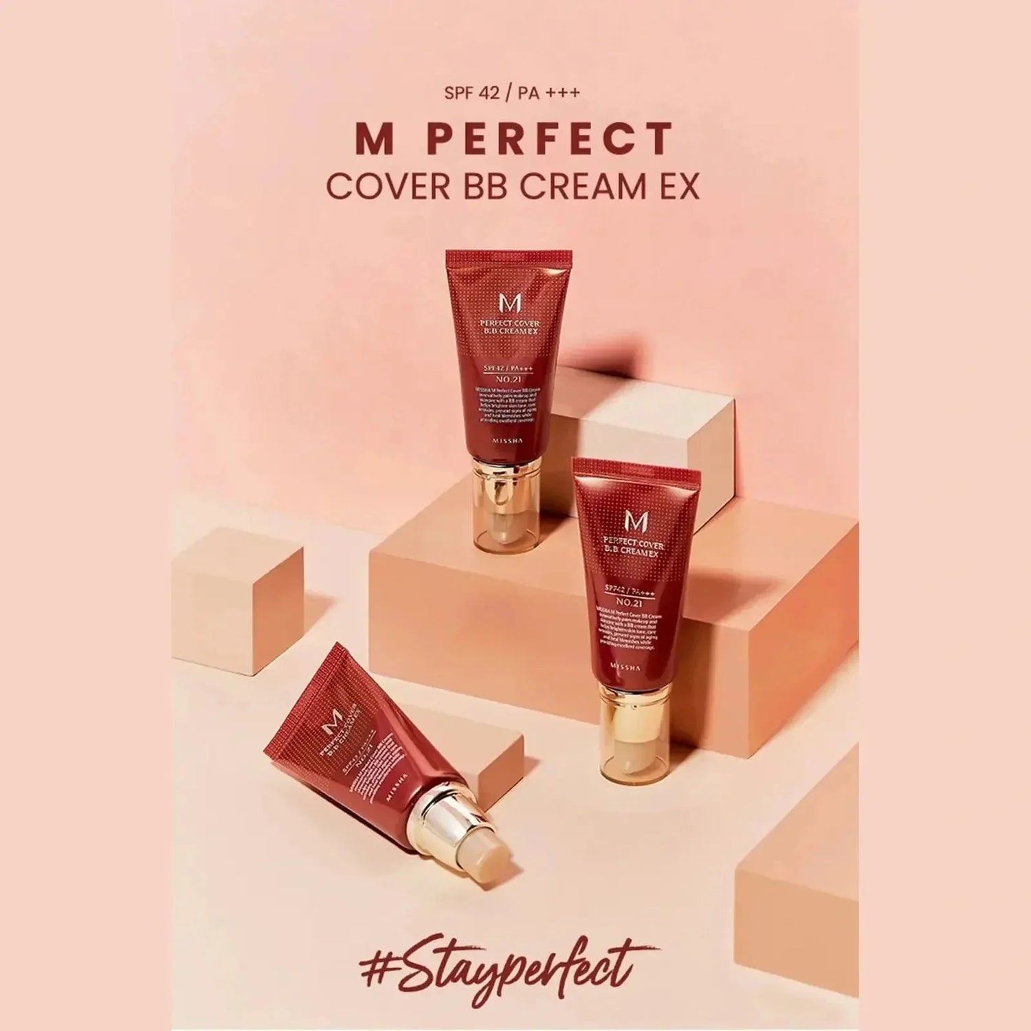 Missha Intensive Coverage BB Cream M Perfect Cover BB Cream Ex No: 21 ( 20 ml )