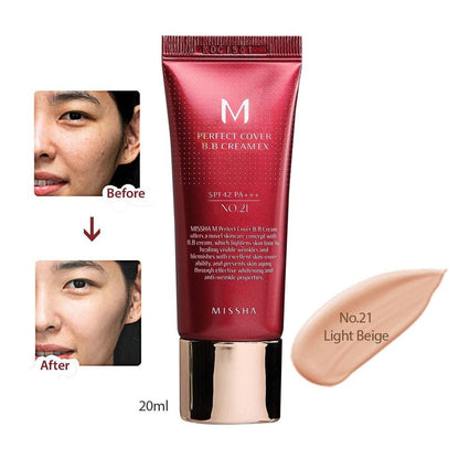 Missha Intensive Coverage BB Cream M Perfect Cover BB Cream Ex No: 21 ( 20 ml )