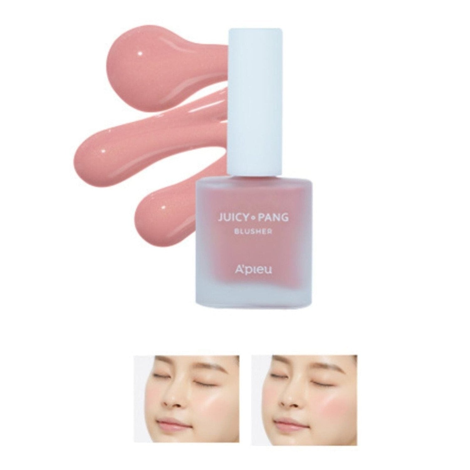 Missha Moisturizing Liquid Blush 9g for a Natural Look APIEU Juicy-Pang Water Blusher (PK03)