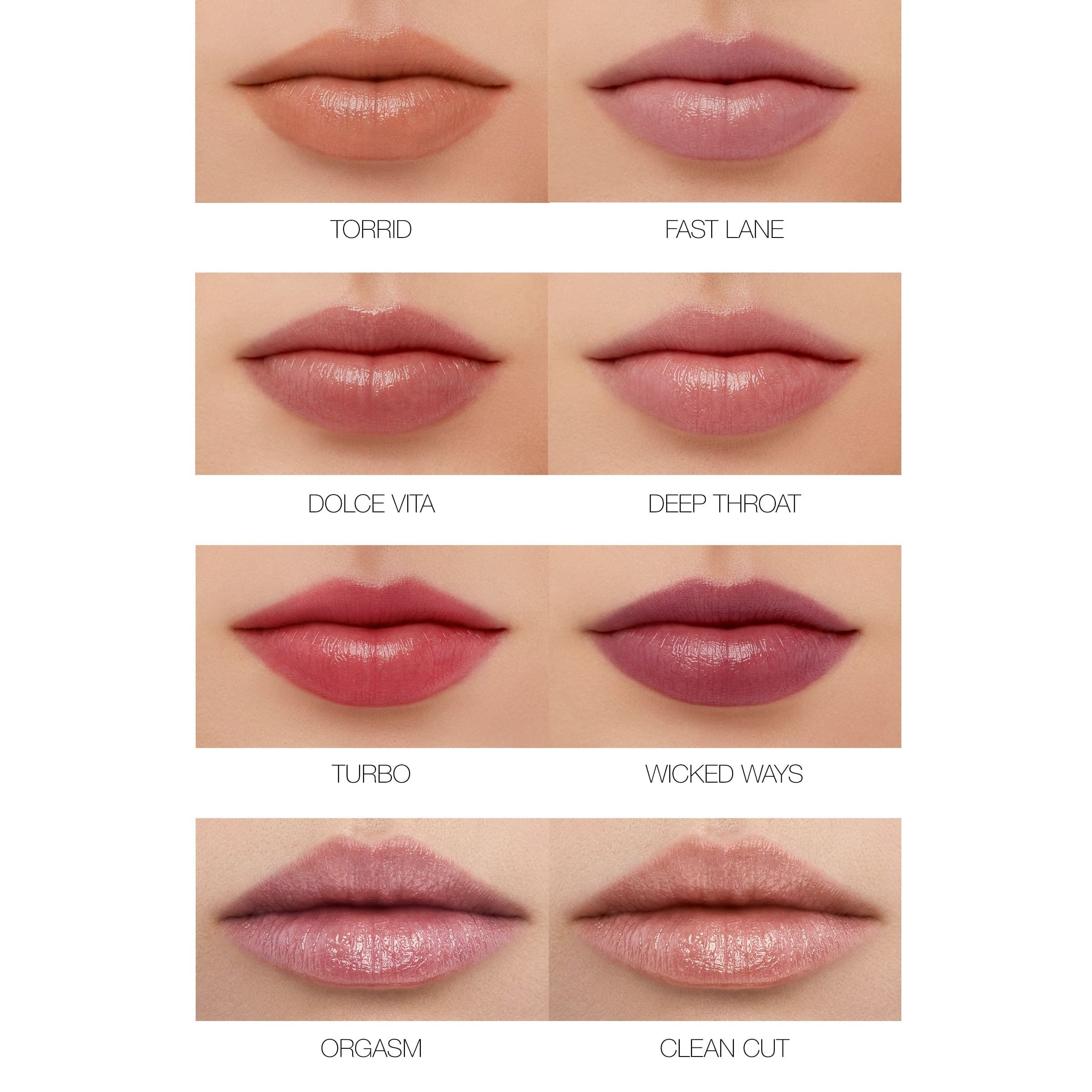 NARS Afterglow Lip Balm - 3 GR / Deep Throat - Shimmering Transparent Pink