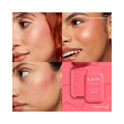 NYX Professional Makeup Buttermelt Blush Creamy - 04 U Know Butta