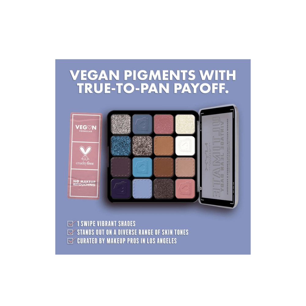 NYX Professional Makeup Eyeshadow Palette - Ultimate Shadow Pallette - Vintage Jean Baby