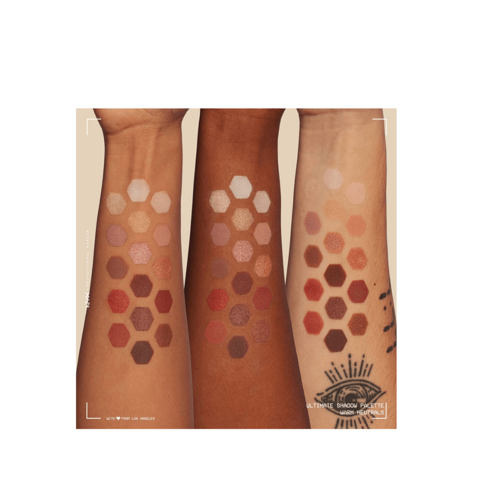 NYX Professional Makeup Eyeshadow Palette - Ultimate Shadow Pallette - Warm Neutrals