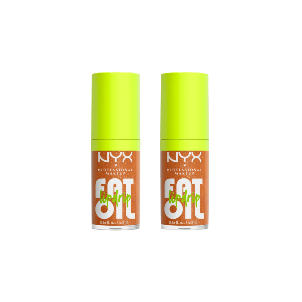 NYX Professional Makeup Fat Oil Lip Drip Gloss - Follow Back 2 Pack