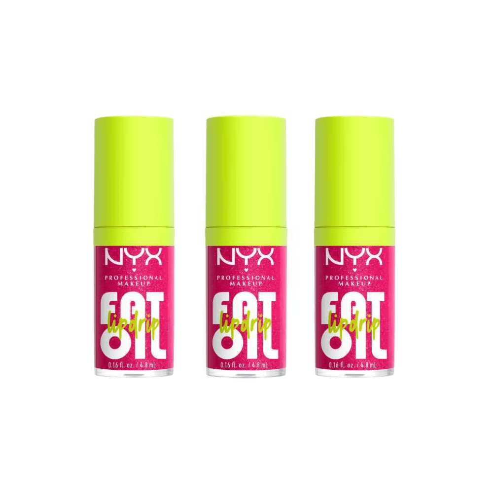 NYX Professional Makeup Fat Oil Lip Drip Gloss - Supermodel 3 Pack
