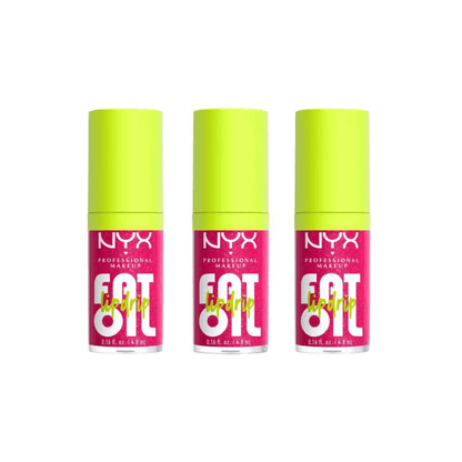 NYX Professional Makeup Fat Oil Lip Drip Gloss - Supermodel 3 Pack