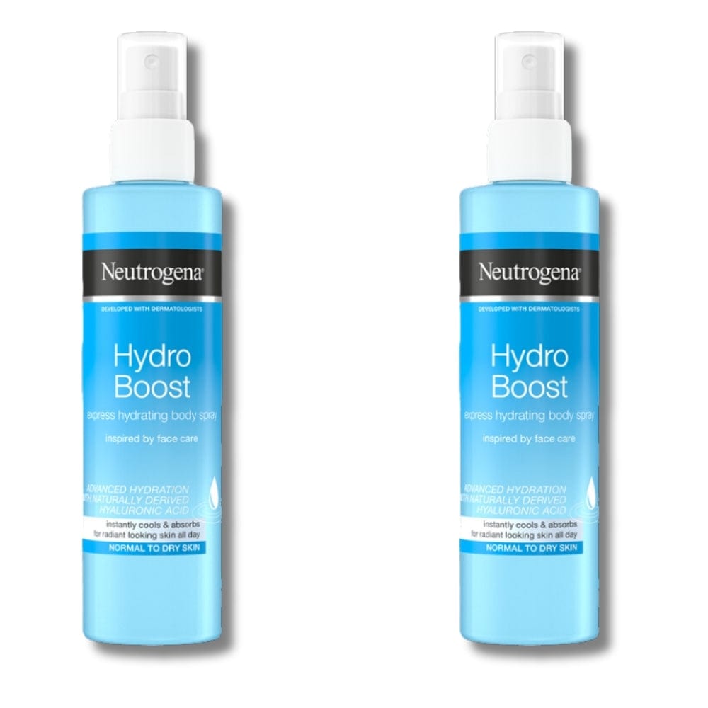 Neutrogena Hydro Boost Express Hydrating Body Spray 200ml / 6.8 fl oz 2 Pack