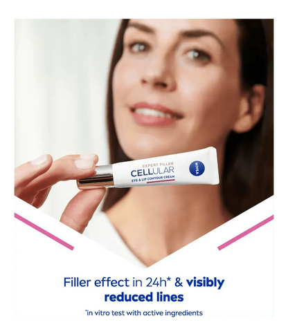 Nivea Hyaluron Cellular Filler Anti-Age Eye Cream 15ml / 0.5 fl.oz - 2 Pack
