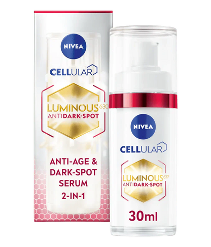 Nivea Luminous 630 Anti-Age &amp; Dark Spot 2-in-1 Serum with Collagen Booster 30ml / 1 fl.oz - 3 Pack