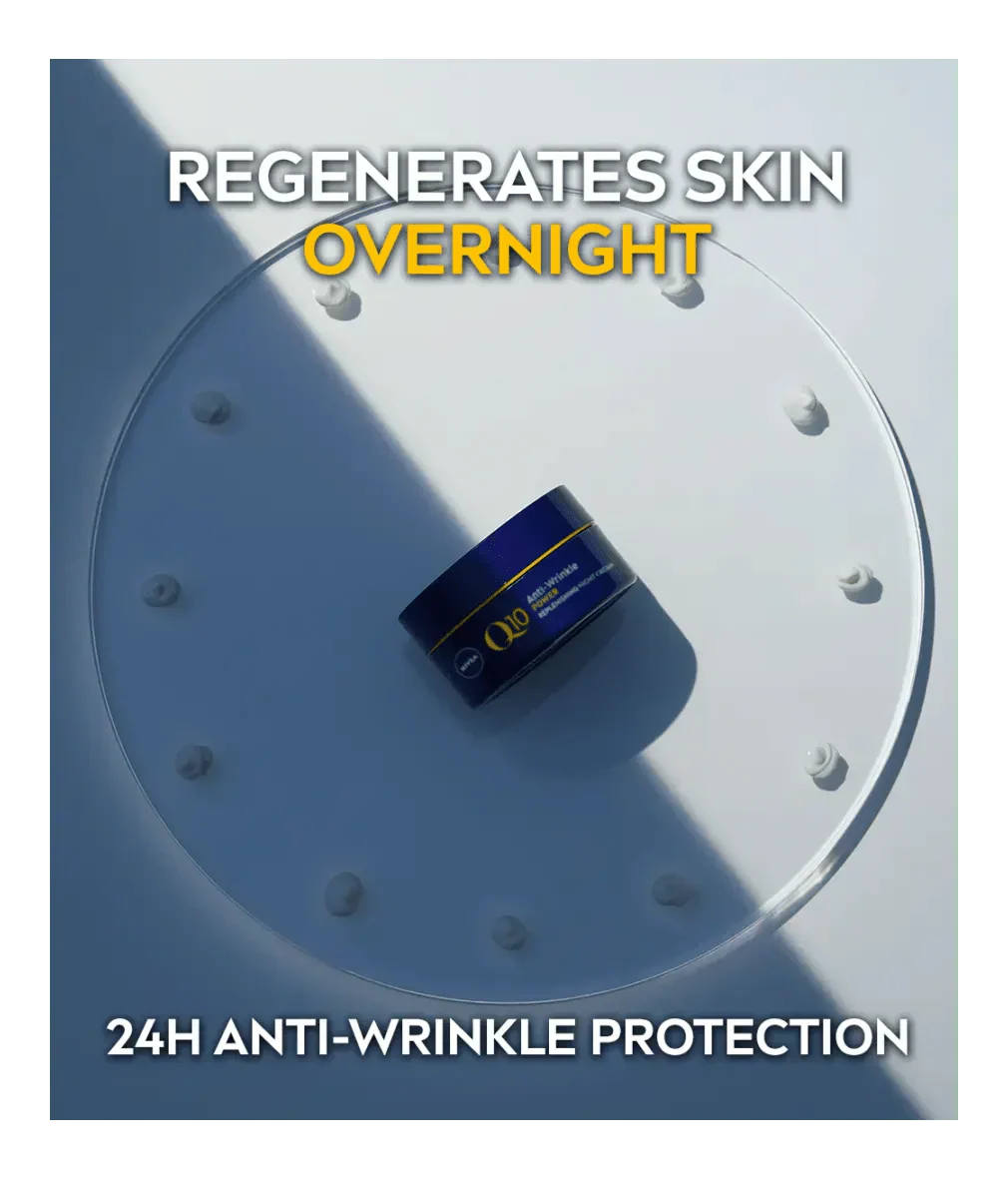 Nivea Q10 Power Anti-Wrinkle + Firming Night Cream 50ml / 1.7 fl oz