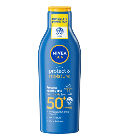 Nivea Sun Protect &amp; Moisture Sun Cream Lotion SPF50+ 200ml / 6.8 fl.oz