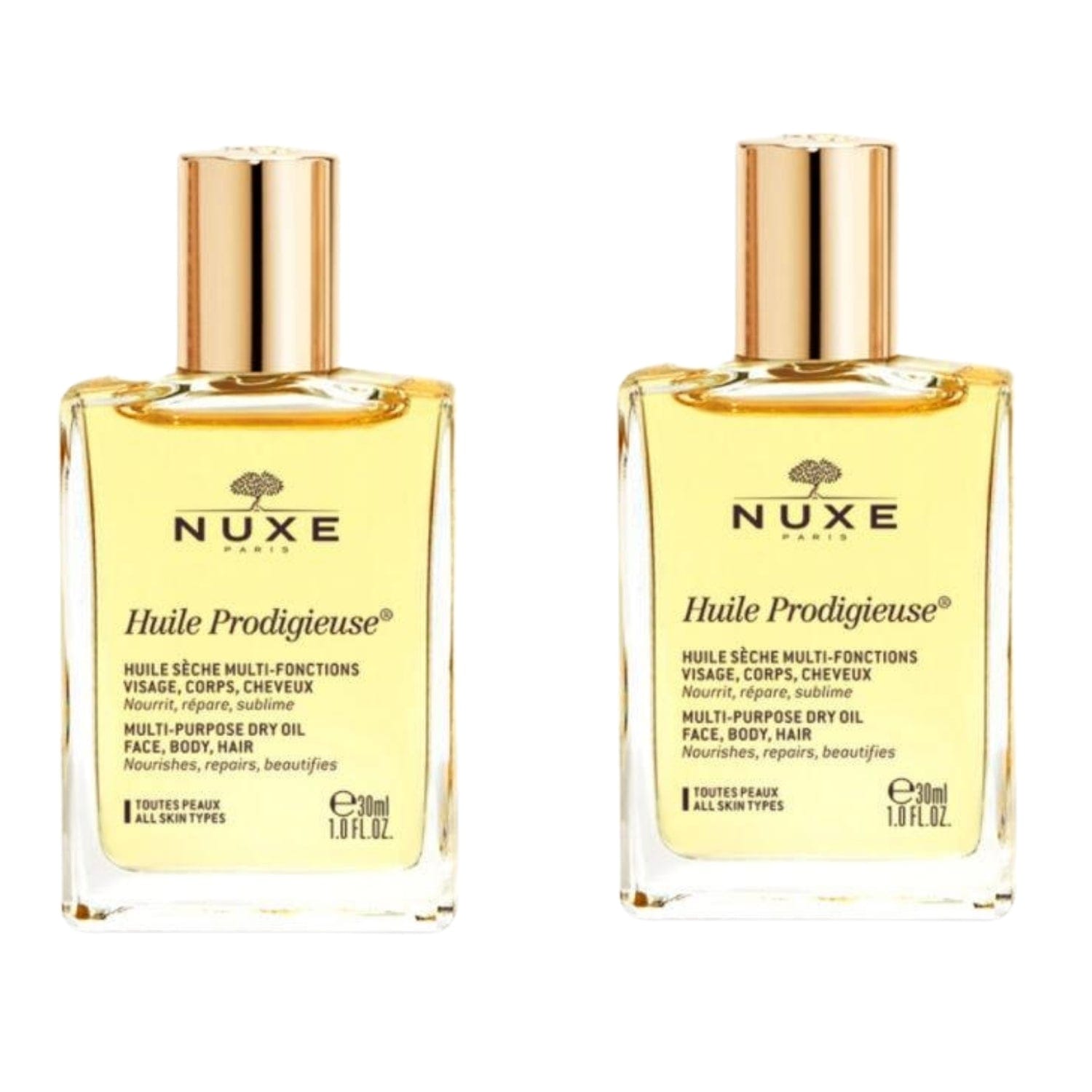 Nuxe Huile Prodigieuse Multi-Purpose Oil 30 ml -2 Pack