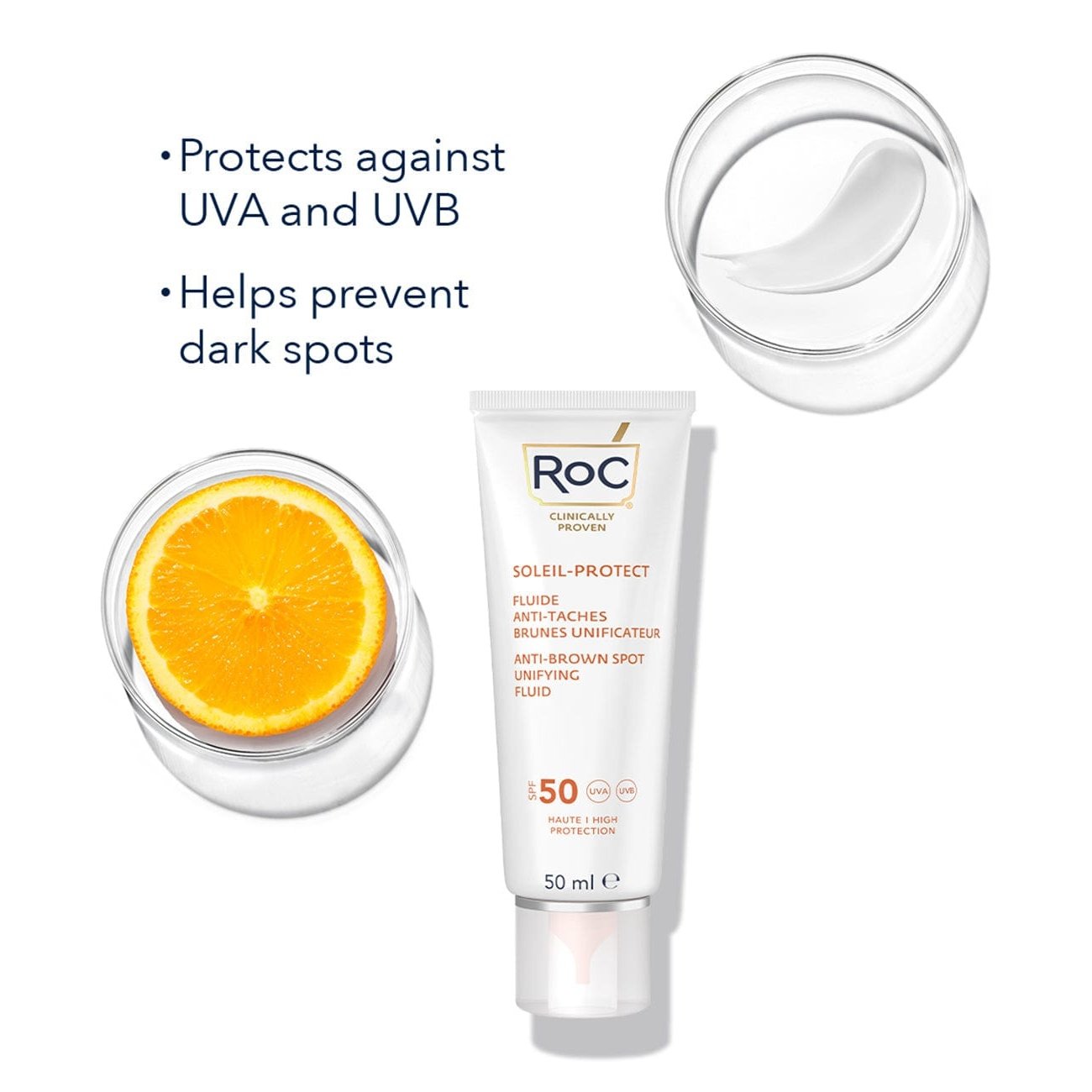 Roc Anti-Blemish Face Sunscreen Spf50+ 50 ml