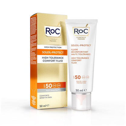 Roc Soleil -Protect Face Sunscreen for Sensitive Skin Spf 50+ 50 ml