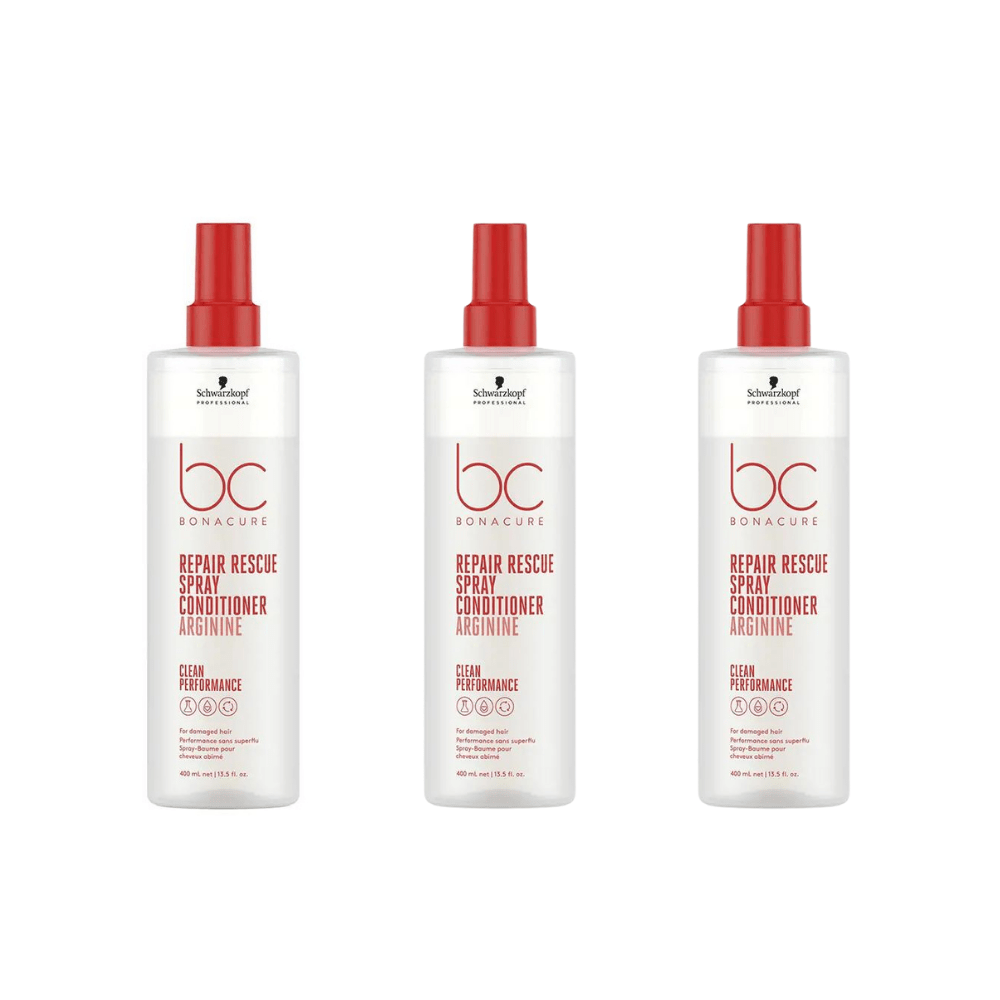 Schwarzkopf Bonacure Bc Clean Emergency Rescue Spray Conditioner 400 ml 3 Pack