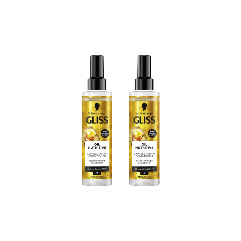 Schwarzkopf Gliss Oil Nutritive Liquid Hair Conditioner 200 ml 2 Pack