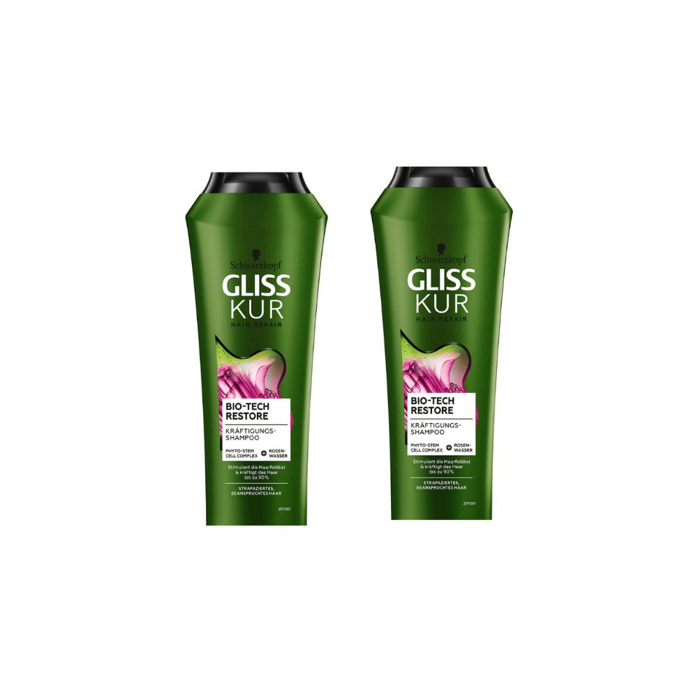 Schwarzkopf Gliss Shampoo Bio-tech 360 ml 2 Pack