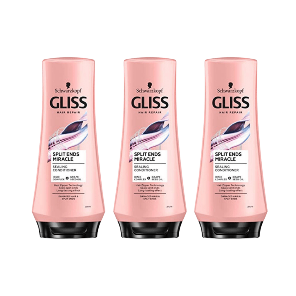 Schwarzkopf Gliss Split Hair Miracle Conditioner 360 ml 3 Pack