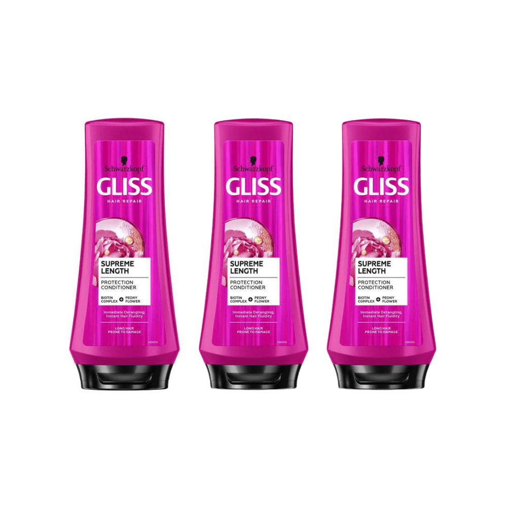 Schwarzkopf Gliss Supreme Lenght Conditioner 360 ml 3 Pack