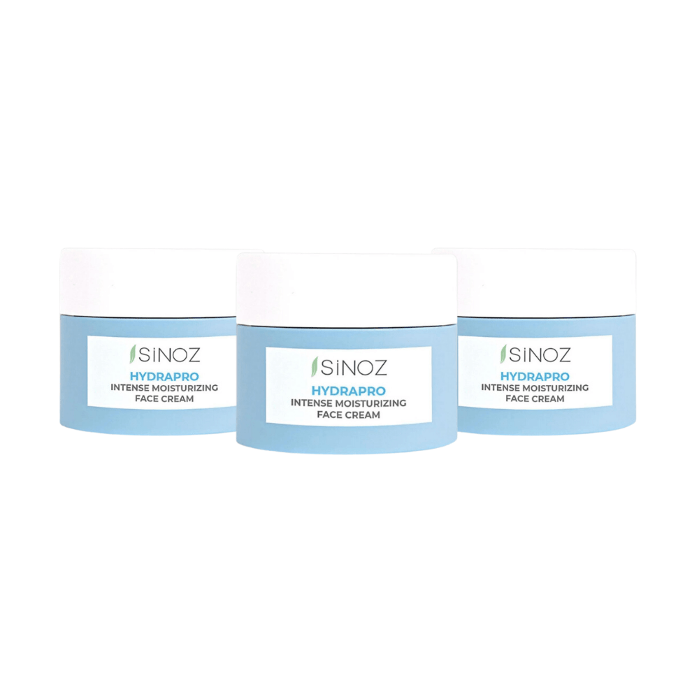 Sinoz Hydrapro Intensive Moisturizing Face Cream 50ml 3 Pack