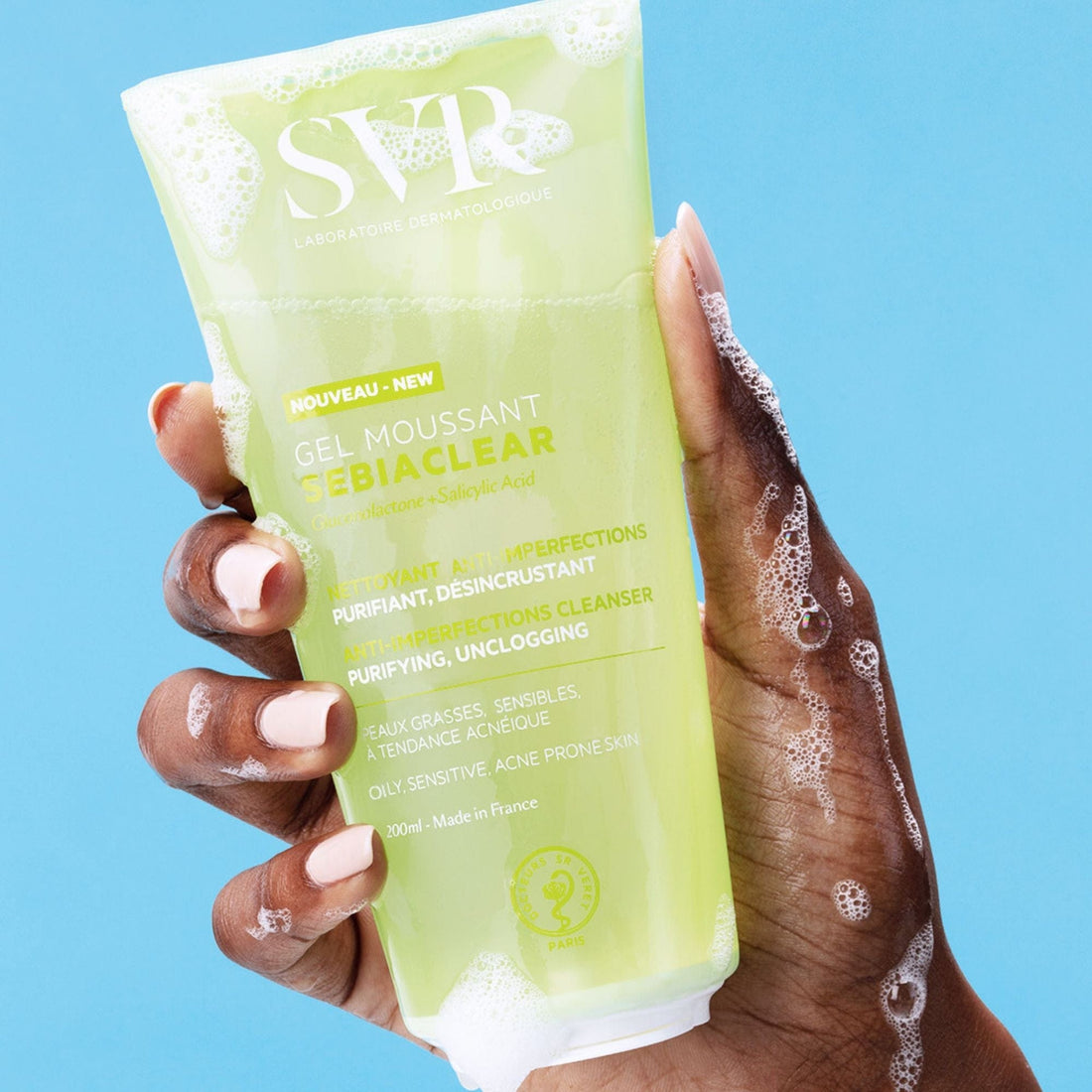 Svr Sebiaclear Facial Cleansing Gel Moussant 200 ml