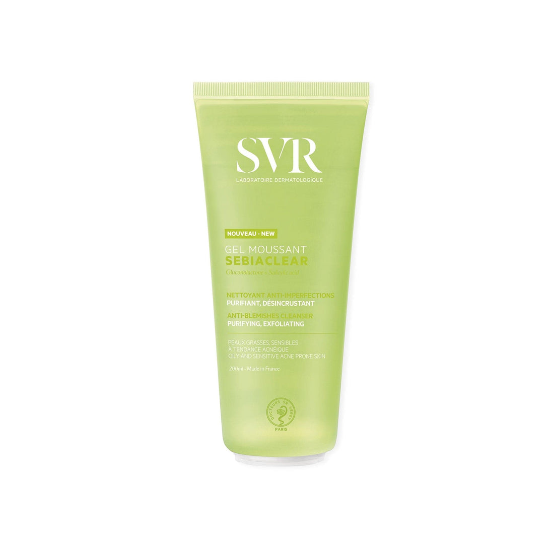 Svr Sebiaclear Facial Cleansing Gel Moussant 200 ml
