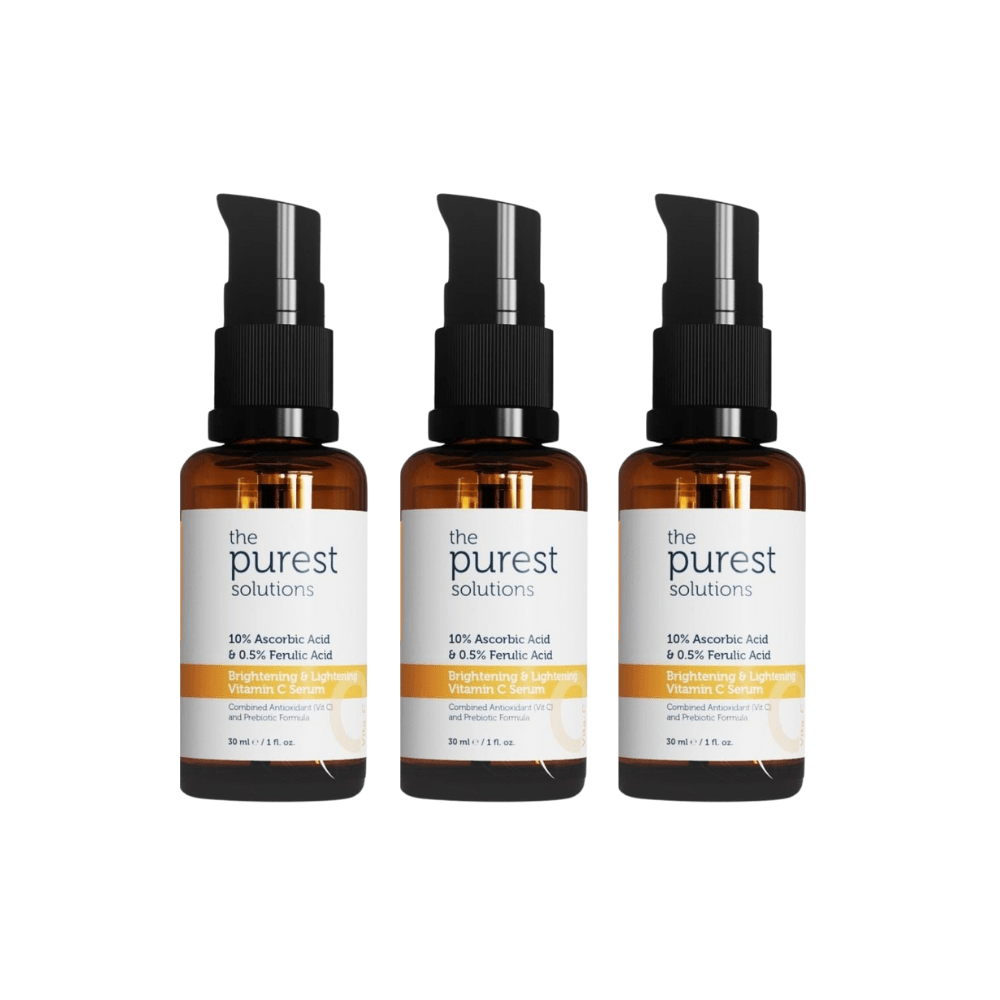 The Purest Solutions Brightening Tint Equalizer &amp; Vitamin C Serum 30ml 3 Pack