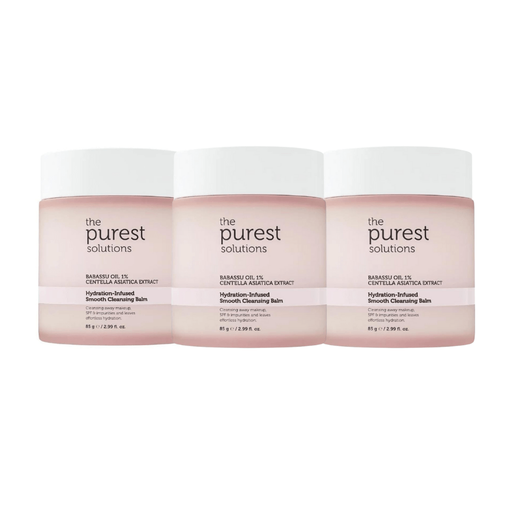 The Purest Solutions Cleansing Balm with Moisture and Antioxidants for Sensitive and Dry Skin 85gr 3 Pack