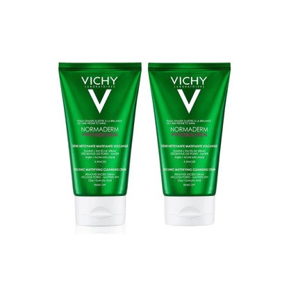 Vichy Normaderm Phytosolution Anti-Glare Volcanic Cleanser 125 ml 2 Pack