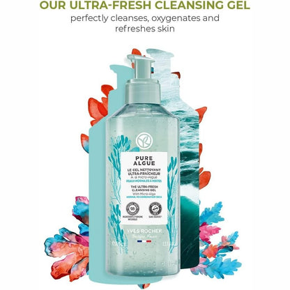 Yves Rocher Ultra-fresh Cleansing Gel - Pure Algue 390 ml