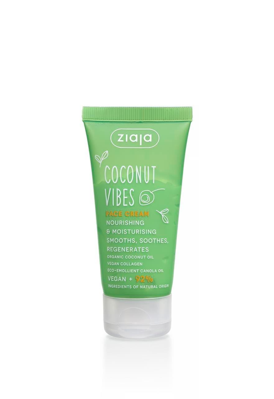 Ziaja Coconut Vibes Face Cream Nourishing and Moisturizing 50 ml
