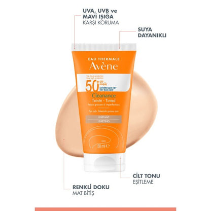 Avene Cleanance Solaire Tinted Güneş Kremi 50 ml - Melori