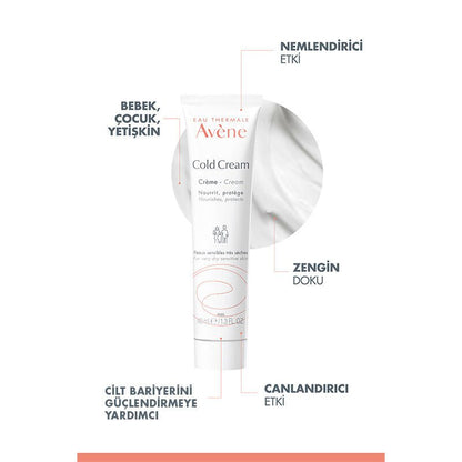 Avene Cold Cream Nemlendirici Krem 40 ml - Melori